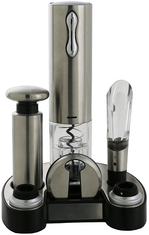 4002 Wine Lover’s Stainless Steel Deluxe Set, 7 Pieces
